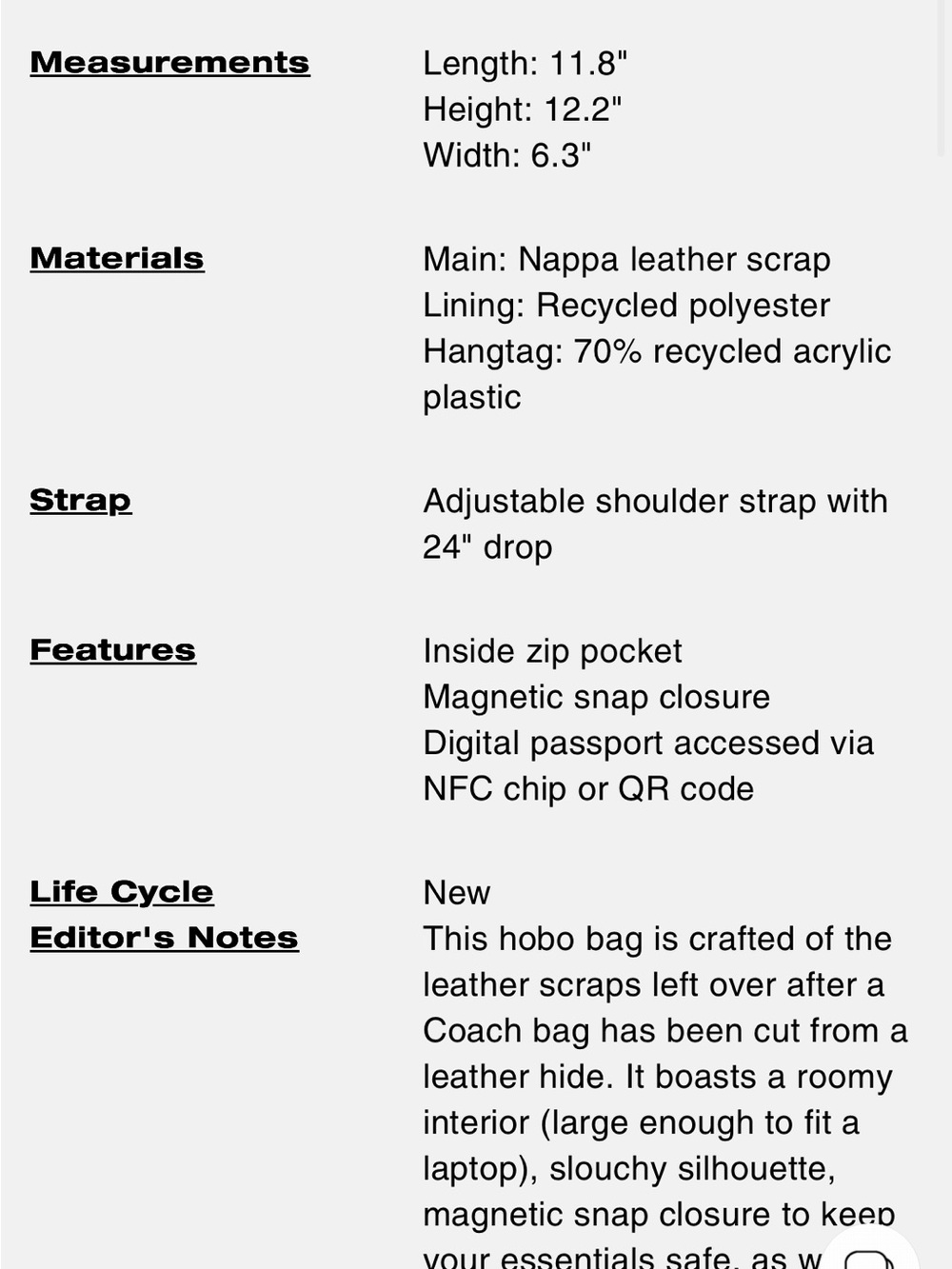 Coach/ Coachtopia Alter Ego Hobo - Authentic - Picture 16 of 16
